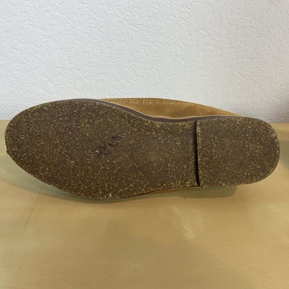 Steve Madden Womens Tommy Boots Brown Leather Moc Toe Slip On Sherpa Lined 8.5M - Picture 7 of 10